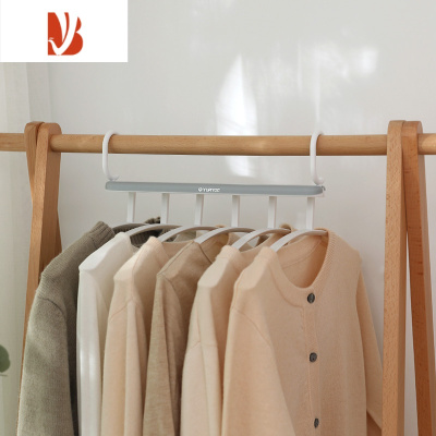 三维工匠省空间多多层衣架挂钩挂衣家用衣柜收纳器挂衣服架折叠