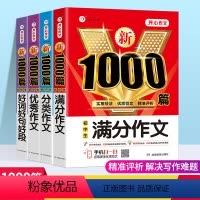 [满分+优秀+分类+好词好句好段]4本套 初中通用 [正版]初中新1000篇作文书作文2024新版初中满分作文议论文说明