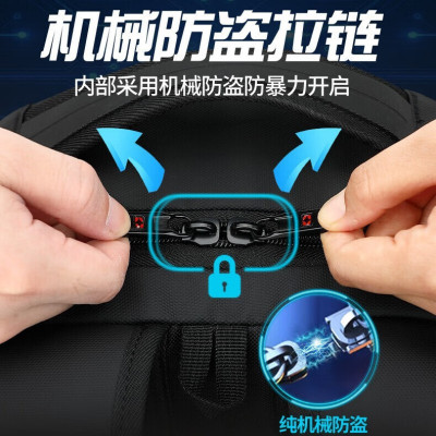 匹牧 PM-SJB-007 休闲双肩包 经典款 黑色18寸 单位:个