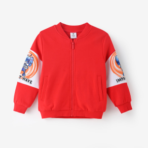 [1件3折]铅笔俱乐部童装2025春装新款男童外套小童长袖棒球服儿童运动开衫