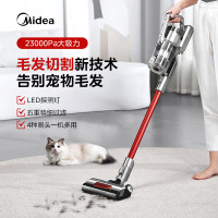 美的(Midea)吸尘器家用手持无线 P6 Plus除螨仪除螨刷拖地机洗地机吸尘拖地一体机宠物毛发切割技术超长续航