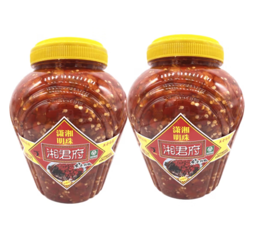 苏宁宜品红剁椒2.3kg/桶剁椒鱼头剁椒酱辣椒酱