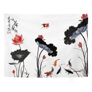 汐岩背景布挂布墙布宿舍出租房改造直播房间卧室床头墙面装饰挂毯