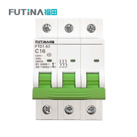 福田 小型断路器空开 家用空气开关小型断路器不带漏保 3P16A 单位:个