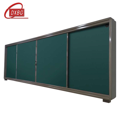 DXBG推拉式黑板书写黑板左右移动推拉黑板教室黑板宣传板宣传栏1.3*4米定制1300*4000搪瓷钢板[工厂现做 7天
