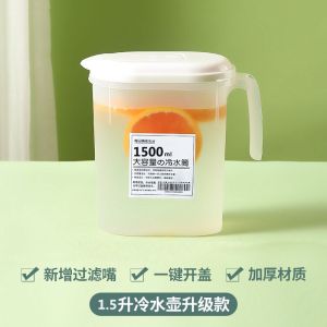 [补贴10%]冰箱冷水壶带龙头家用大容量耐高温塑料开水杯饮料桶水龙头超大