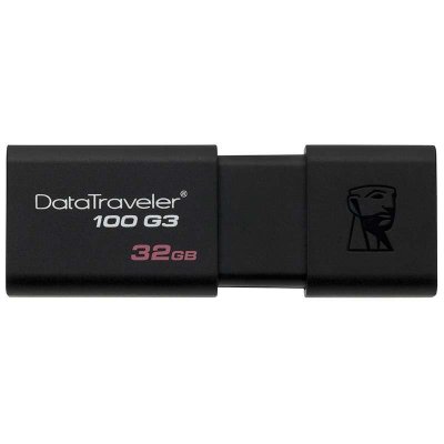 金士顿（Kingston）DataTraveler100G332GBU盘黑色