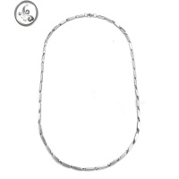 JiMi 生钛钢级感不掉色项链士菱形配饰小众颈链锁骨链潮