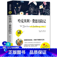 [正版]哈克贝利费恩历险记英文版 英汉对照 中文译本英文原版 双语阅读 英语大书虫世界名译典藏书系哈克贝利费恩历险记