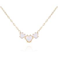 盖尔斯(GUESS)项链三心金饰轻奢优雅日常佩戴简约精致