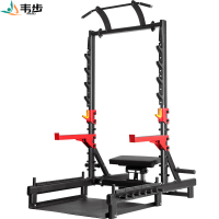 韦步健身房机商用深蹲卧推架一体多功能臀冲器械臀部臀桥训练器 多功能机(裸机)