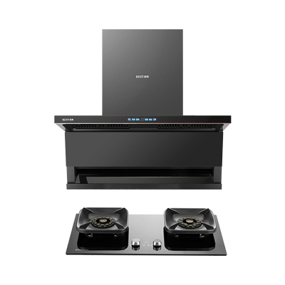 百得(BEST)华帝股份烟灶套装AC36+AQ35 26m³变频顶侧三吸900Pa静压烟灶联动5.2kW天然气