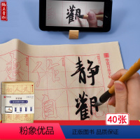 [正版]40张华夏万卷字帖 零基础跟着视频学描红:王羲之行书兰亭序 成人初学者毛笔练字帖学生入门描红练习教程字帖
