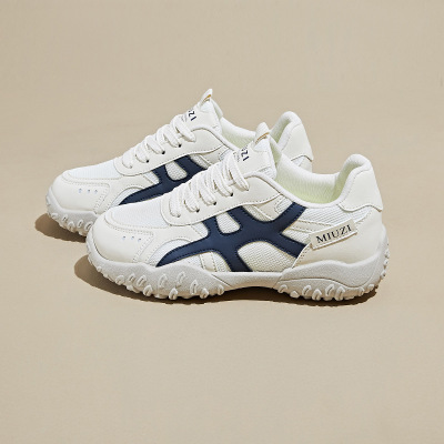 ins韩版新款阿甘鞋女秋季学生跑步运动厚底增高休闲鞋_460