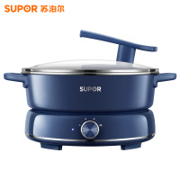 苏泊尔(SUPOR)电火锅 电煮锅蒸锅 火锅专用锅 家用多功能电热锅 分体式蒸煮电炒锅 6L多用途锅H30YK856A