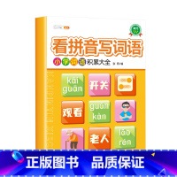 [单册]看拼音写词语 小学通用 [正版]小学生词语积累大全训练1一6年级量词重叠词叠词成语知识手册人教版aabb aba