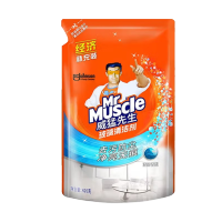 威猛先生多功能玻璃清洁剂420g袋补充装 汽车玻璃水 窗户玻璃去污防尘 不留水痕