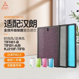 适配德国汉朗空气净化器滤网TIFG01-A/TIFF01-A贵族滤芯TIFC01-B