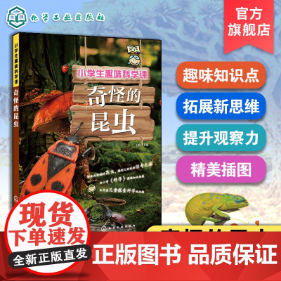 正版 小学生趣味科学课 奇怪的昆虫 6-12岁儿童小学生科普百科图书籍 拓展新思维 提升观察力 激发好奇心 精美插图 趣