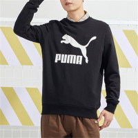 彪马(PUMA)卫衣男装新款跑步健身训练休闲服户外运动服圆领套头衫 531366-01 ZP