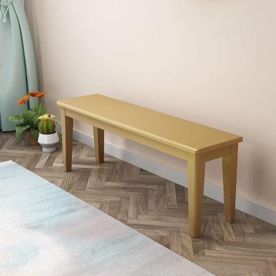 汐岩品木源 现代简约北欧原木实木长凳1.2米长条凳 餐桌椅配套凳子