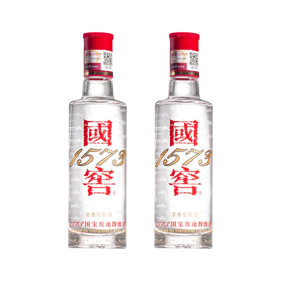 泸州老窖 国窖1573 小酒版 43度 浓香型白酒 100ml*2瓶