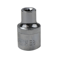 长鹿 1/2”镜面E形套筒 E22