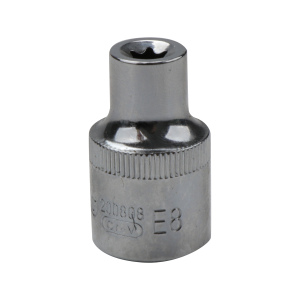 长鹿 1/2”镜面E形套筒 E22