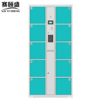 赛颐盛智能储物柜自设密码10门台