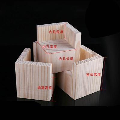 KB床脚垫腿木块茶几脚垫高块实木支撑脚沙发脚桌腿加高垫柜脚 内10x10cm增高8cm/个