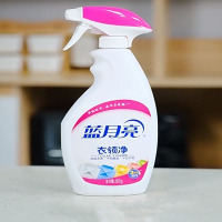 嘉创优品 洗衣液蓝月亮衣领净强力去污衬衫领去黄带喷头大瓶装500g