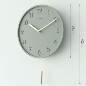 极客库GEEKCOOK挂钟客厅时钟创意钟表石英钟北欧美式卧室简约家用现代个性