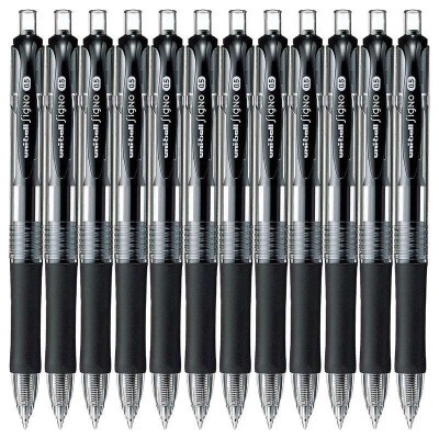 uni 三菱 umn-152 按制中性笔 0.5mm (书写黑色) 12支装