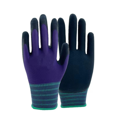 华敏 磨砂手套 涂胶 副