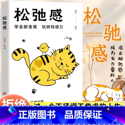 松弛感 [正版]松弛感书 学会断舍离玩转钝感力 过一个不紧绷不焦虑的人生 停止你的精神内耗书 对抗焦虑敏感心理学舒缓焦虑