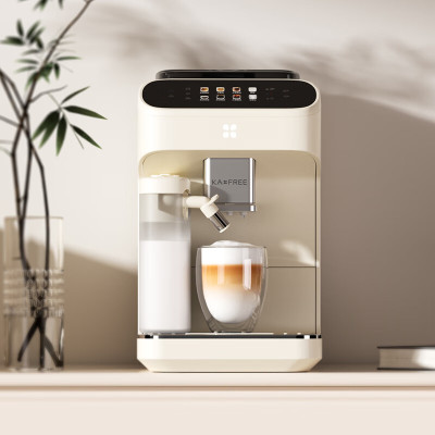 咖啡自由(KAxFREE)全自动咖啡机家用意式美式研磨一体 冷热双温绵云奶咖 智控大师风味 SF1 Pro月