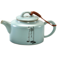 美帮汇陶瓷汝窑茶具小茶壶 开片汝瓷功夫茶具红茶泡茶壶西施单壶