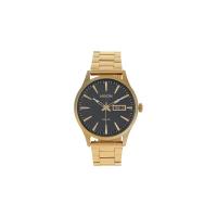 Nixon Sentry Solar Stainless 尼克松男腕表欧美石英黑金手表