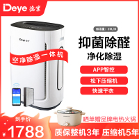 德业(Deye)家用空净除湿一体机DYD-U20A3 空气净化甲醛颗粒物抽湿机20-30升/天 微电脑式 智能轻音