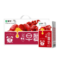 蒙牛 早餐奶红枣味 250ml*24盒 9-10月产