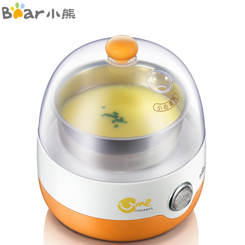 小熊(bear)煮蛋器 家用蒸蛋器 迷你小型早餐机自动断电煮鸡蛋神器一键