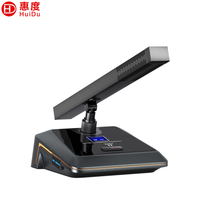 惠度(HuiDu)HD-666B专业有线手拉手会议麦克风工程会议系统抗干扰讨论型电容方管话筒代表麦
