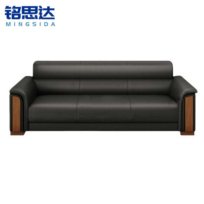 铭思达三人位沙发真皮198*82*79cm张