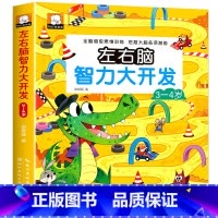 3~4岁左右脑[单册] [正版]全脑开发700题2-3岁幼儿思维逻辑训练书儿童益智早教书幼儿园小班中大班宝宝左右脑智力大