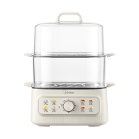 美的(Midea)电蒸锅10.8L多功能家用两层蒸锅上蒸下煮蒸煮炖多功能电锅蒸包子锅电热锅ZGE2323H02