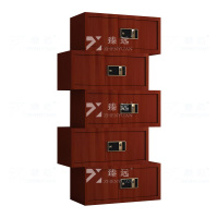臻远 ZYJJ-80069 保密柜 红木纹分体五节指纹锁 长900*宽420*高2000mm 单位:1台