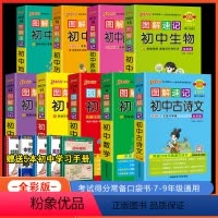 [正版]2024版pass绿卡图书图解速记初中全套9本图解速记初中古诗文数学英语物理化学生物思想品德历史地理知识大全七