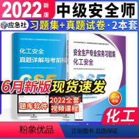 [正版]中级注册安全工程师2022年职业资格考试辅导安全生产专业实务化工安全真题详解与考前模拟习题集历年真题押题试卷中
