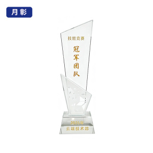 月彰水晶奖杯YZJB-001/个