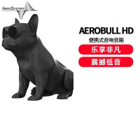 JARRE 斗牛犬无线蓝牙音响低音炮手机便携式音响音箱 AeroBull HD 斗牛犬音箱-哑光黑音箱